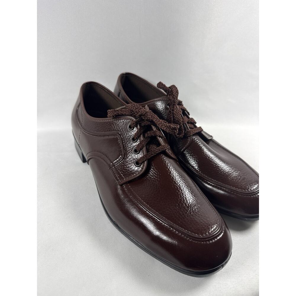 Vintage USA Made Brown Men’s Dress Shoes Size 12 Lace Up Formal Excellent